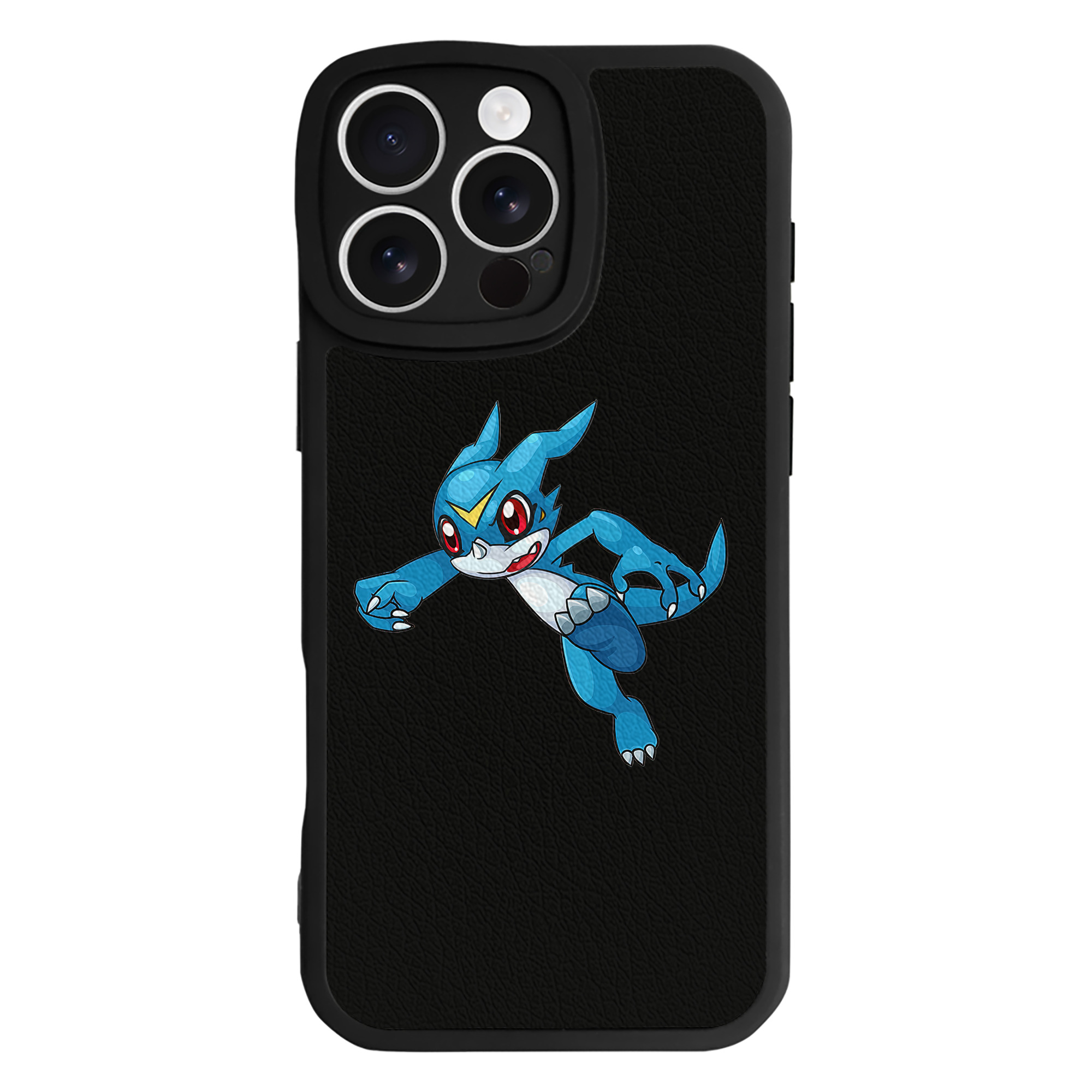 （画像用） Digimon デジタルモンスター/デジモン 【iPhone 16シリーズ対応】シリコンスマホケース（レザー調） 材質：シリコン